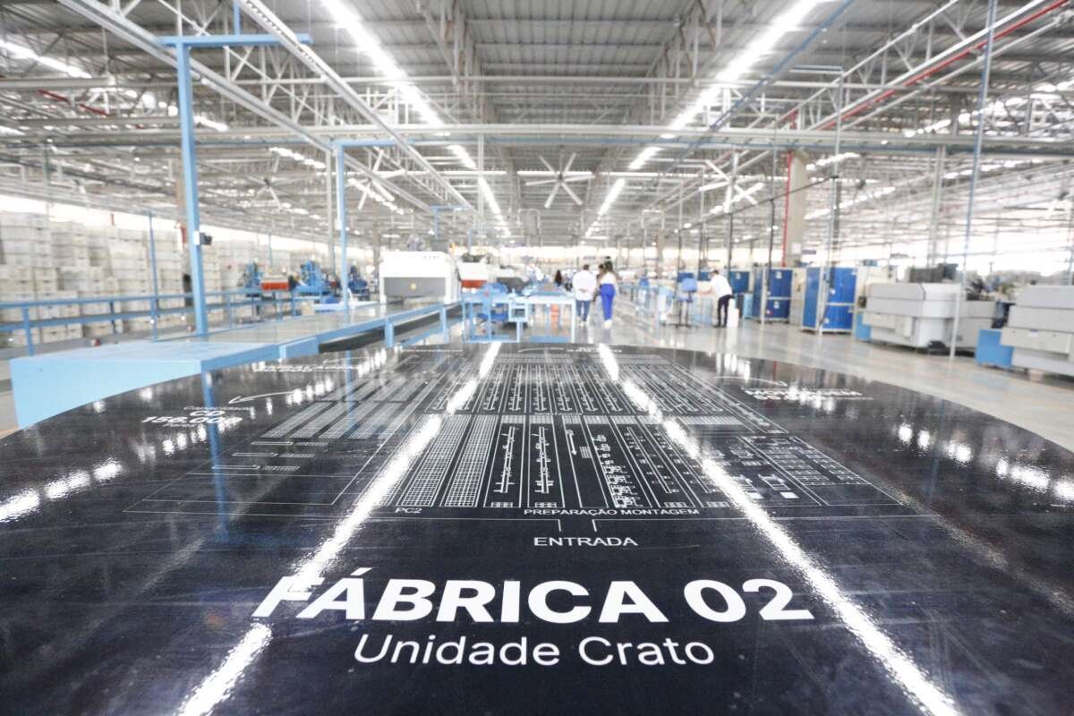 Fábrica de calçados no Ceará