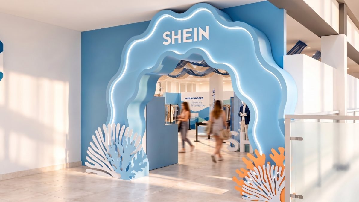 Shein abre loja física temporária em Florianópolis com 12 mil peças a partir de R$ 13; é a 16ª pop-up da marca no Brasil