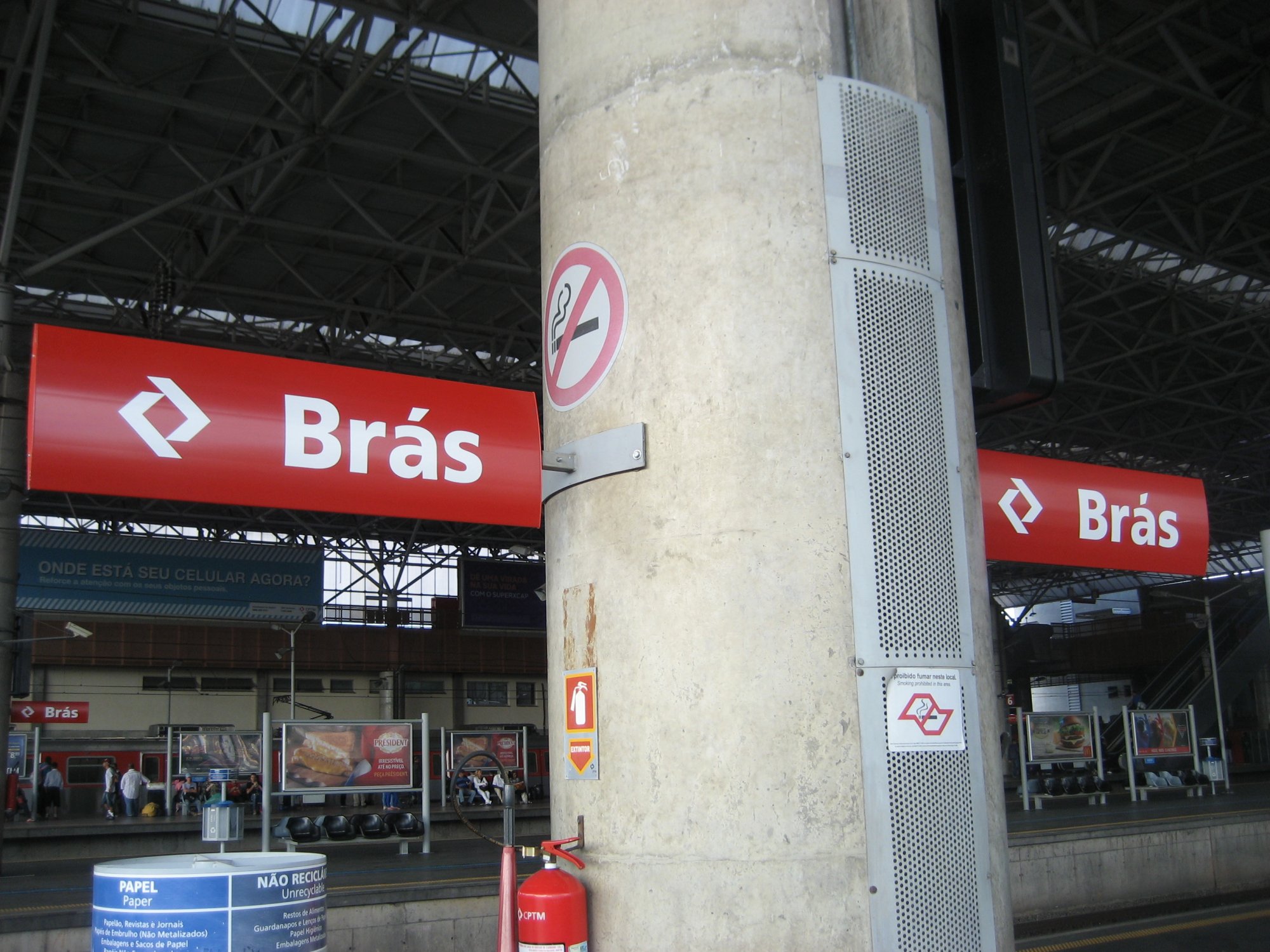 Placas da Estação Brás