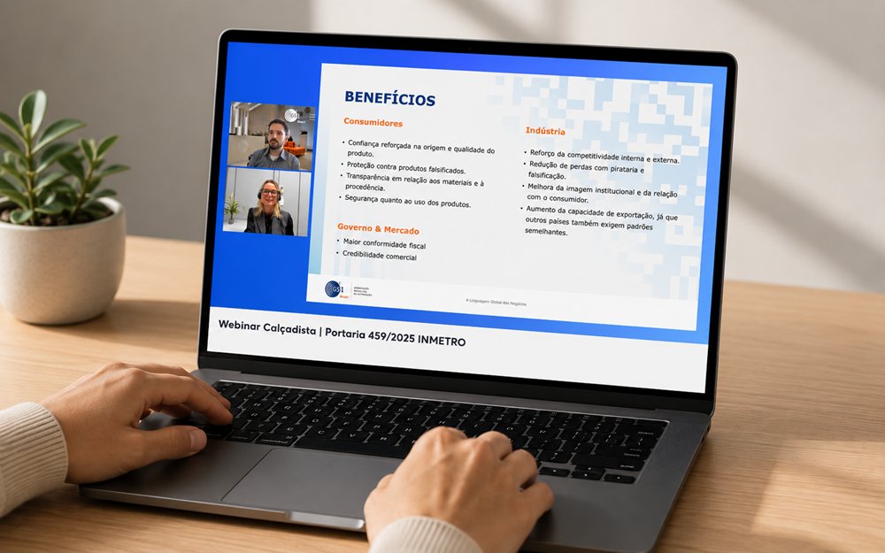 Webinar da GS1 Brasil e Abicalçados sobre a Portaria Inmetro 459/2025